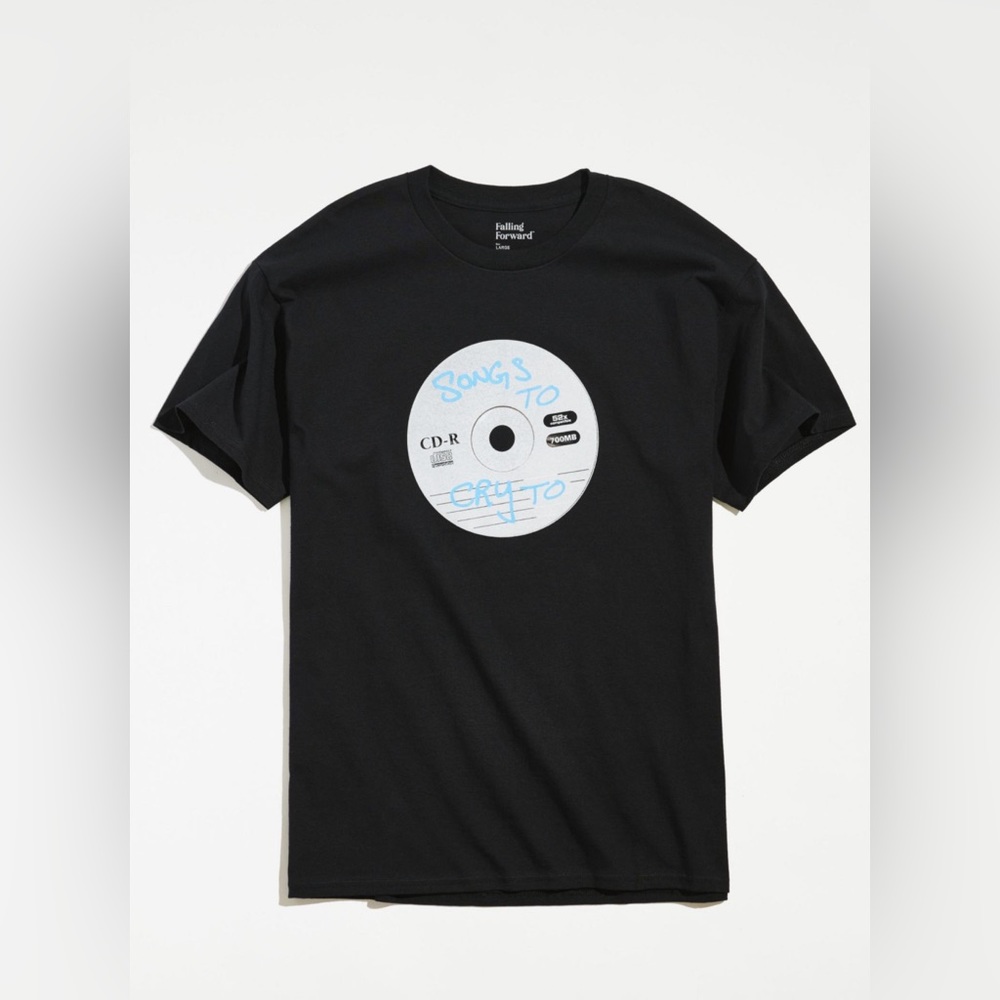 NWOT URBAN OUTFITTERS- Songs to cry to CD Tee